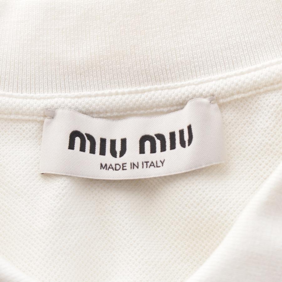 miu miu（ミュウミュウ） 25SS コットンピケ トリコロール ポロシャツ