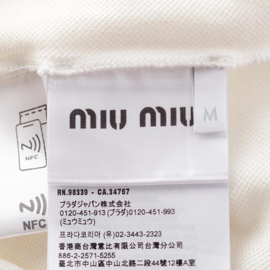 miu miu（ミュウミュウ） 25SS コットンピケ トリコロール ポロシャツ