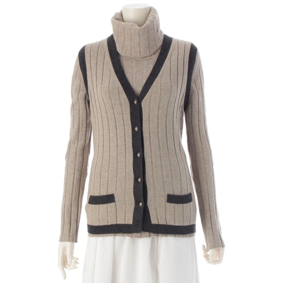 CHANEL シャネル 97A カシミヤ 100% ニット ハイネック トップス