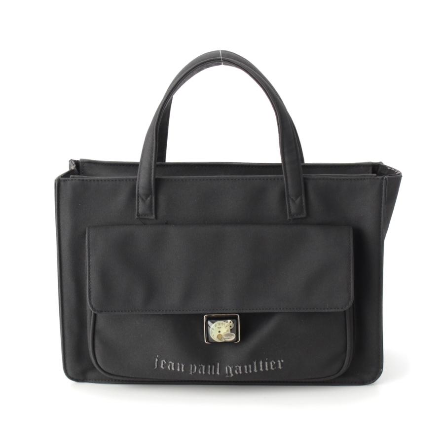 ジャンポールゴルチエ 時計モチーフ ロゴ ミニ ハンドバッグ