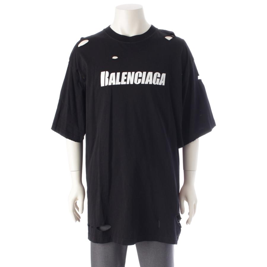 BALENCIAGA（バレンシアガ） 651795 コットン ロゴ Destroyed