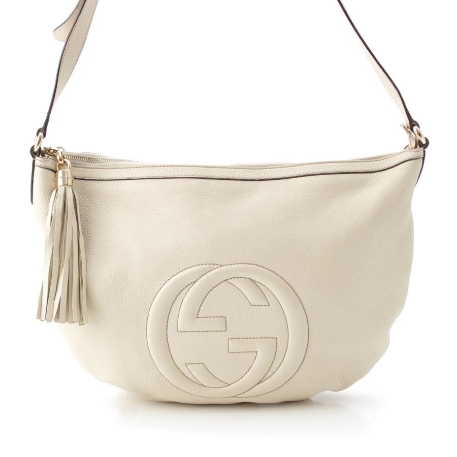 GUCCI（グッチ） レザー ソーホー GGロゴ ショルダーバッグ