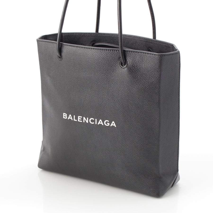 BALENCIAGA（バレンシアガ） レザー ロゴ ショッピングバッグ トート