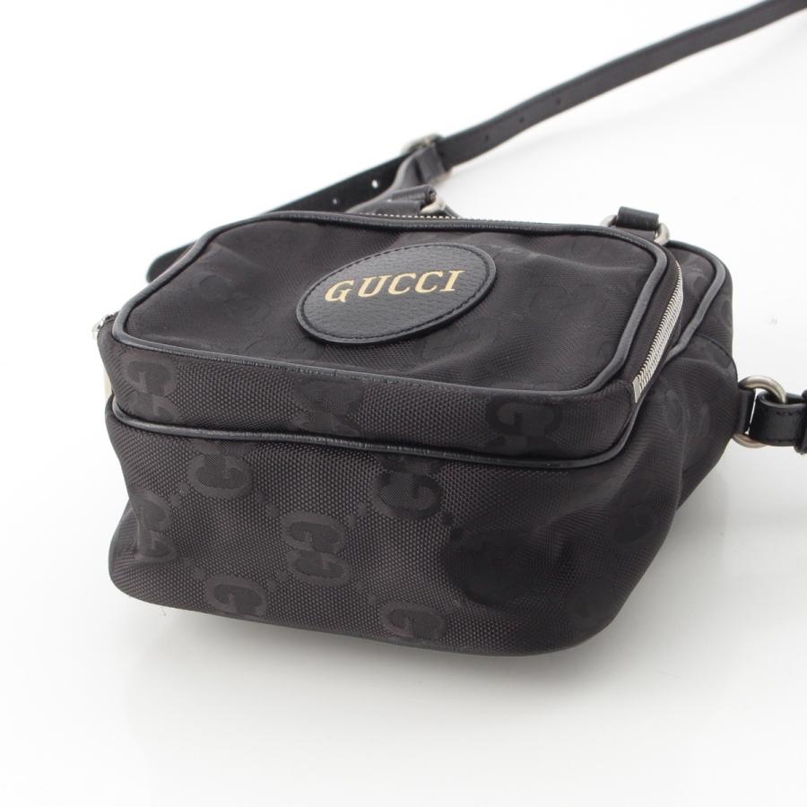 グッチ GGナイロン レザー オフザグリッド 2WAY ショルダーバッグ 625850 ブラック【中古】 GUCCI（グッチ） GGナイロン レザー オフザグリッド 2WAY ショルダー