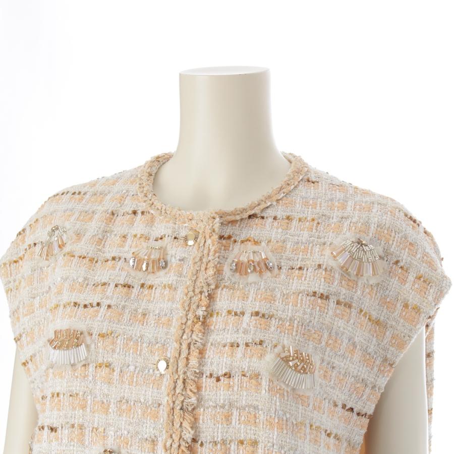 NOBLE×L'AUBE BLANC】フロントボタンニットベスト NOBLE」 ニット