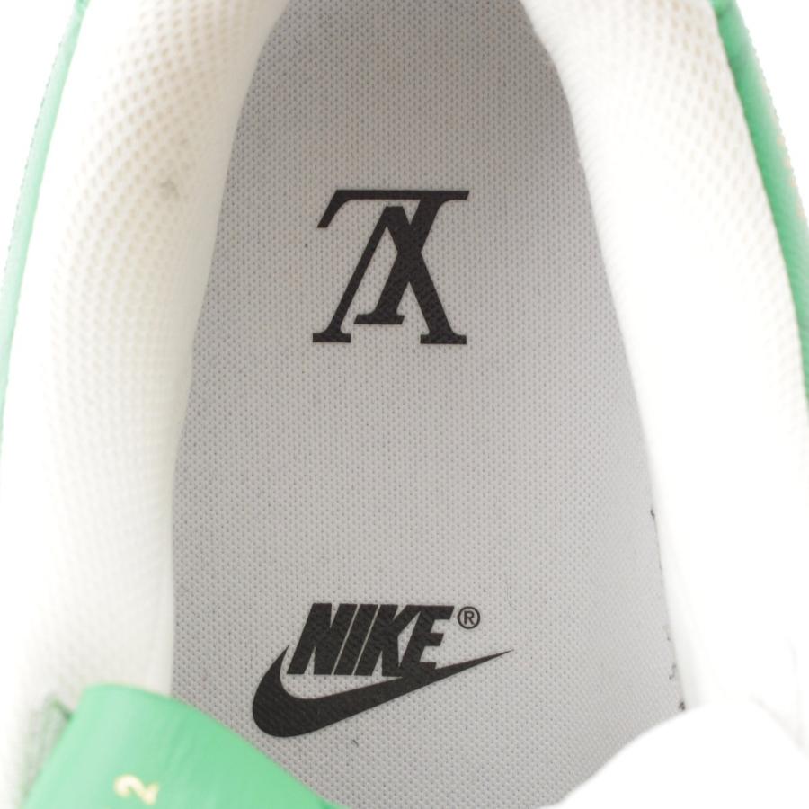ナイキ＆ルイ・ヴィトン×エアフォース1ホワイト＆ジムグリーン