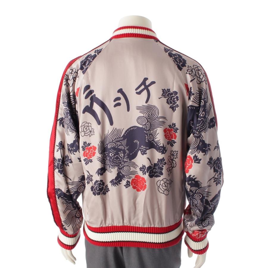 GUCCI（グッチ） 16年 カタカナロゴ スカジャン 460820 レッド 48