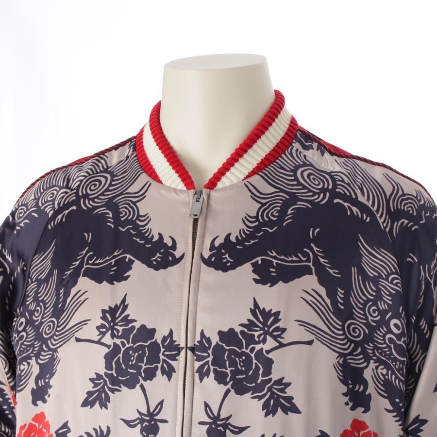 GUCCI（グッチ） 16年 カタカナロゴ スカジャン 460820 レッド 48