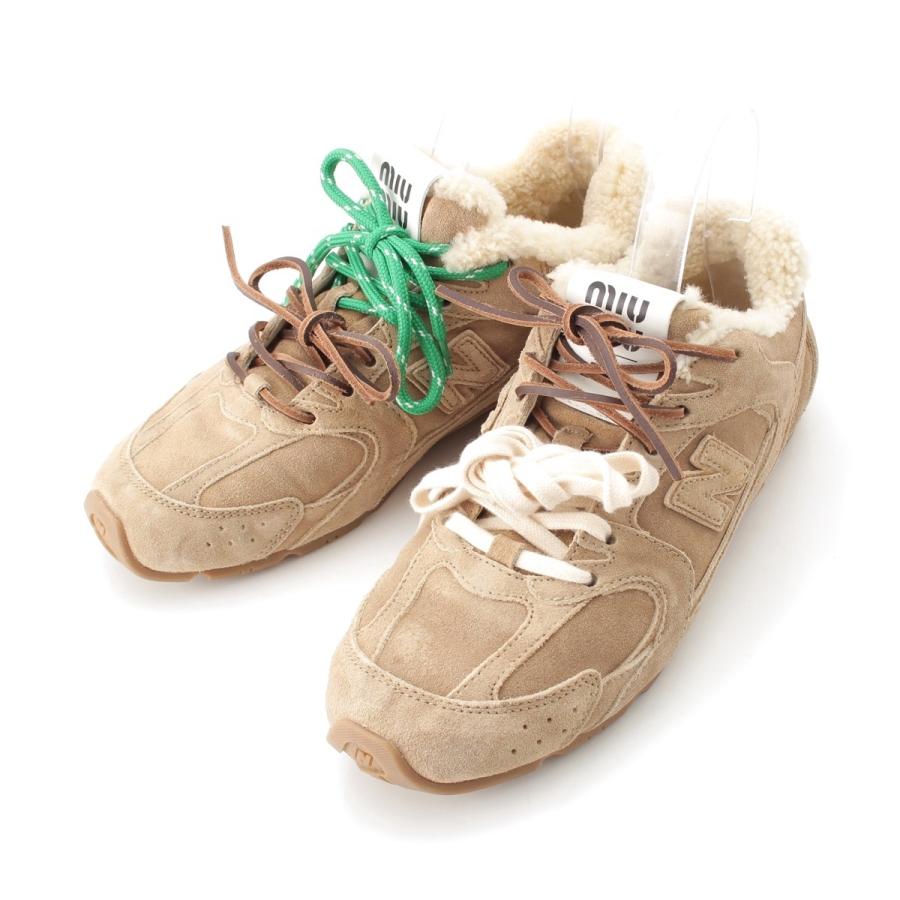 miu miu（ミュウミュウ） ニューバランス 530SL スウェード ボア