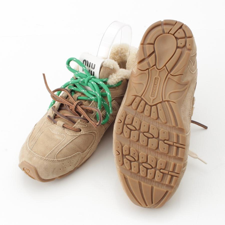 miu miu（ミュウミュウ） ニューバランス 530SL スウェード ボア