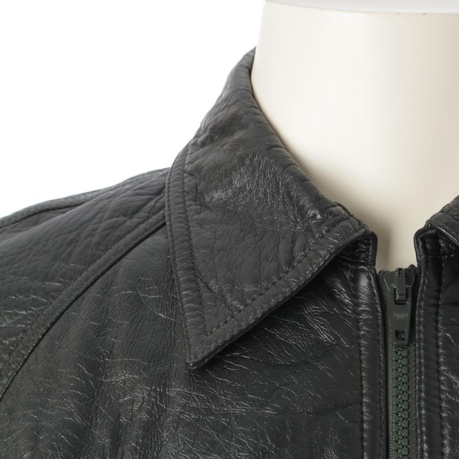 サンローラン 16AW エディ期 ラムレザー テディ ヴィンテージ加工