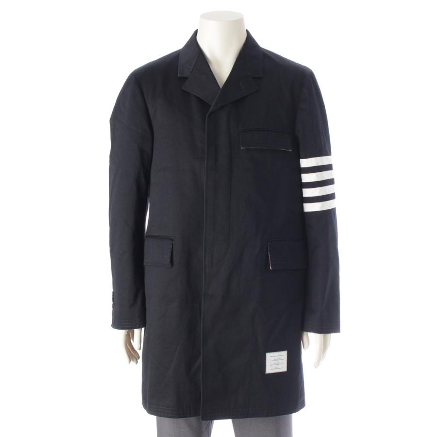 トムブラウン 20SS ベルト付きウォータープルーフラグランコート メンズ 0 THOM BROWNE（トム ブラウン） 20AW コットン チェスターフィールド