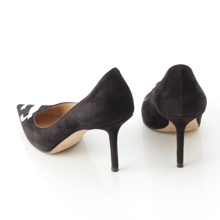 JIMMY CHOO（ジミーチュウ） LOVE 85 スエード JC ロゴ ポインテッド