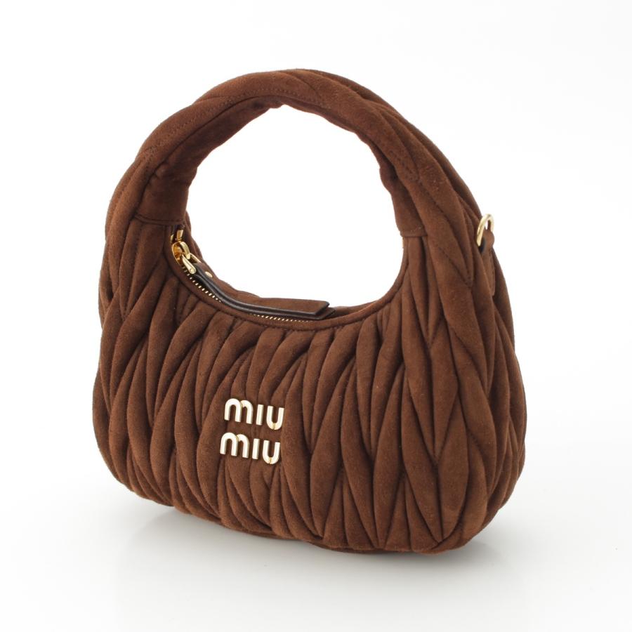 miu miu（ミュウミュウ） ワンダー マテラッセ スエード ロゴ 2way