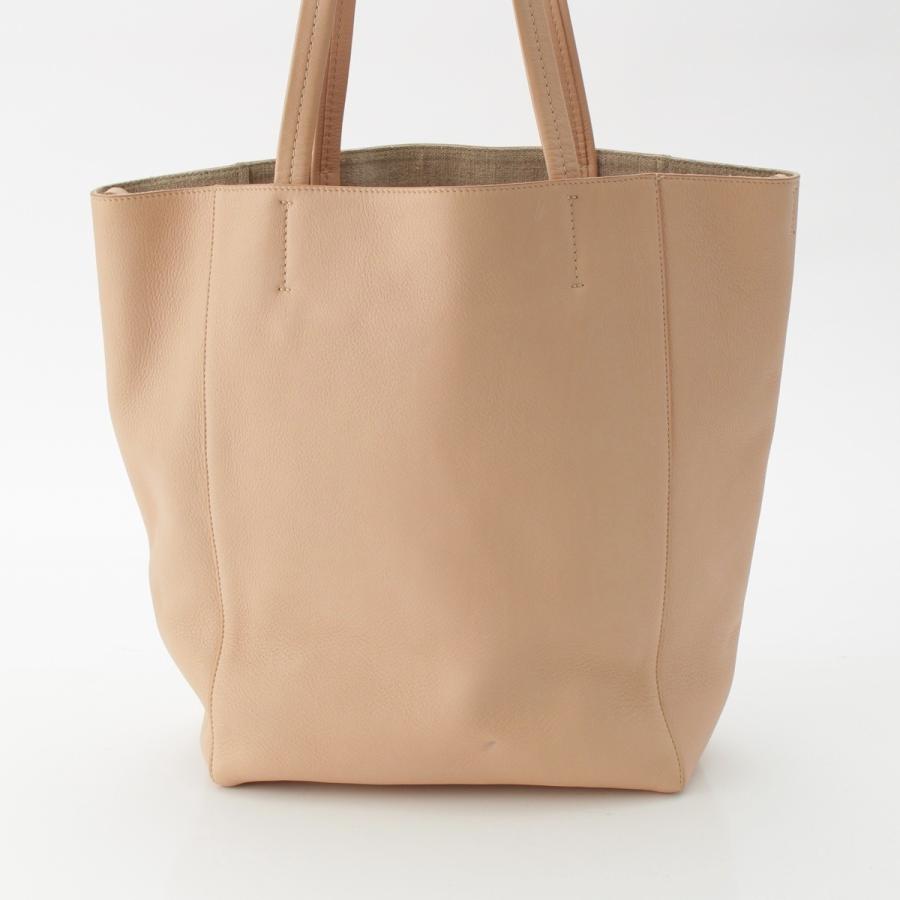【美品】セリーヌ カバファントム トートバッグ ベージュ レザー CELINE（セリーヌ） レザー カバファントム トートバッグ 175543