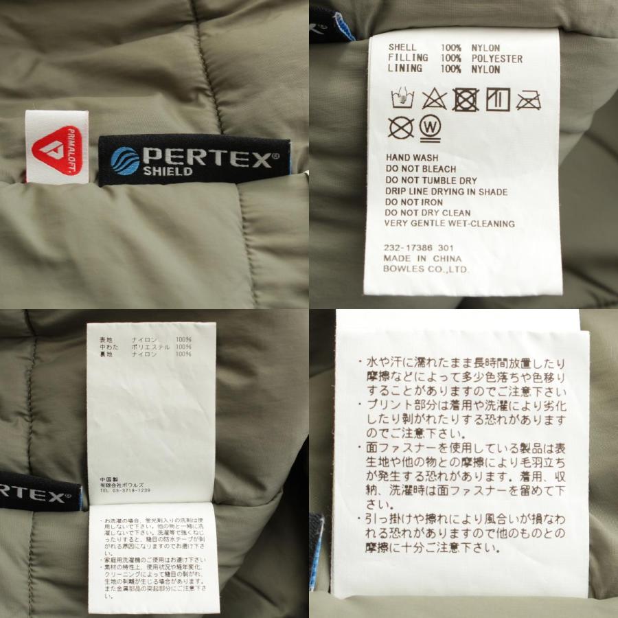 HYKE（ハイク） PERTEX PUFF VEST ダウンベスト カーキ 1 SMALL【中古