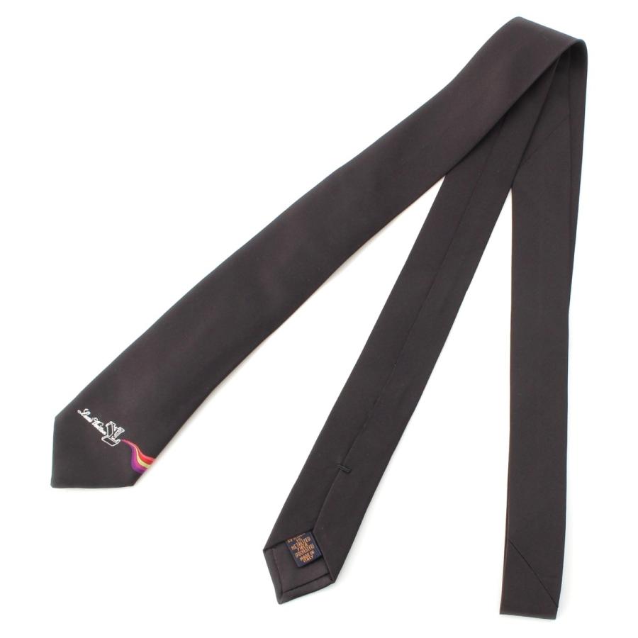 美品　ルイヴィトン シルク クラヴァット LVレインボー ネクタイ MP2339 LOUIS VUITTON（ルイ・ヴィトン） 19SS シルク クラヴァット LV