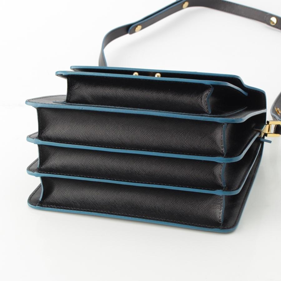 MARNI（マルニ） トランク レザー アコーディオン ショルダーバッグ