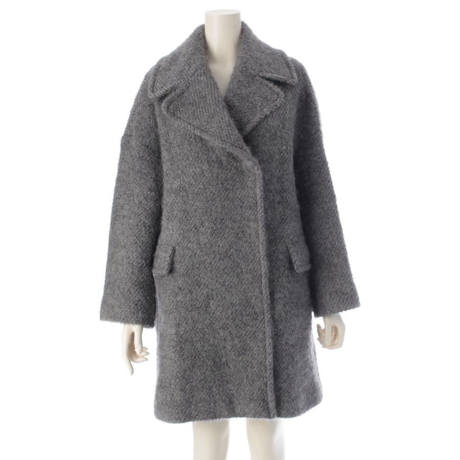 RED VALENTINO（レッドヴァレンティノ） ウール モヘア コート グレー 