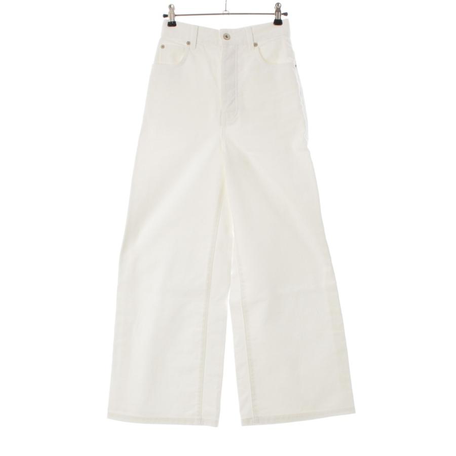 LOEWE 24SS ボタンフライ ハイウエスト ワイドデニムパンツ 36 LOEWE（ロエベ） 24年 コットン ボタンフライ ワイド デニム パンツ