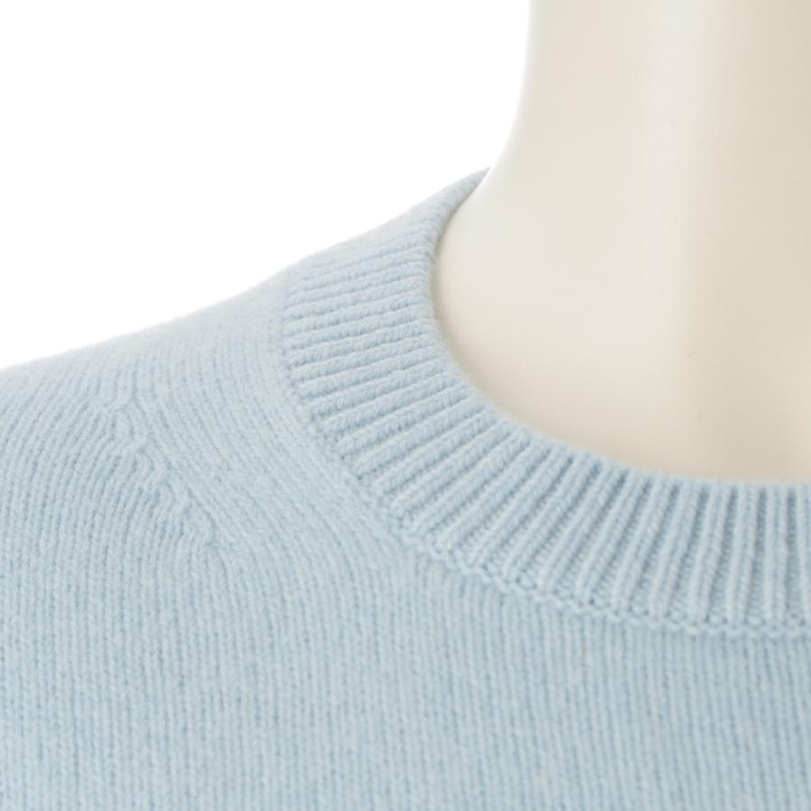 DRAWER（ドゥロワー） 23AW FALL1 ウール カシミヤ 7G天竺編み クルー