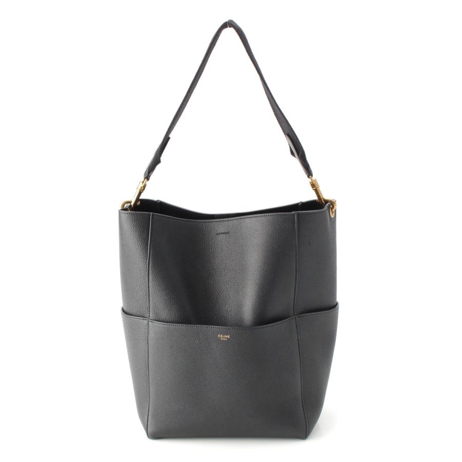 CELINE（セリーヌ） サングルバケット レザー ショルダーバッグ