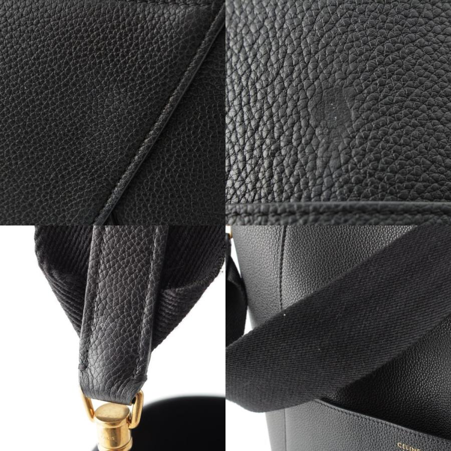 CELINE（セリーヌ） サングルバケット レザー ショルダーバッグ