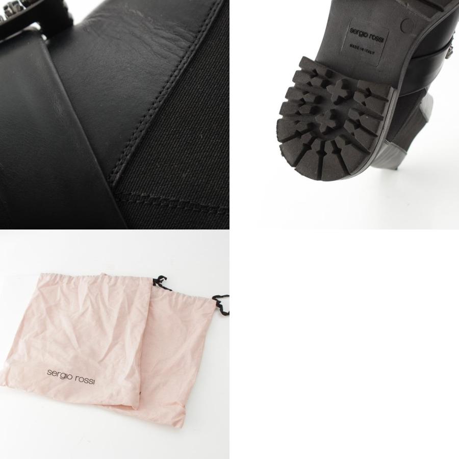 Sergio rossi（セルジオロッシ） バイカープリンス レザー サイドゴア