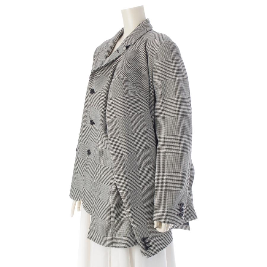 アンコンジャケット　千鳥　チェク ケント ヴァンヂャケット ツイード アンコンジャケット S 千鳥格子