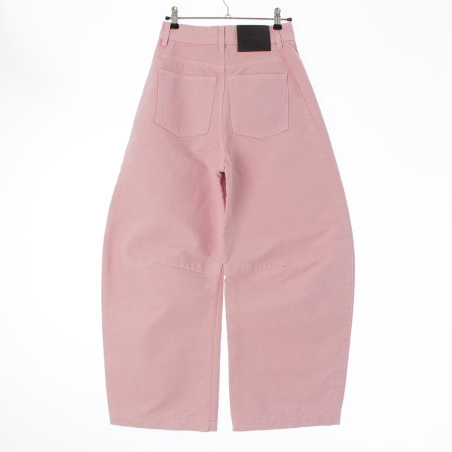 極美品 20SS エルメス スラックス パンツ トラウザー ピンク XL相当 LOEWE（ロエベ） 25SS バレル コットン トラウザーズ パンツ