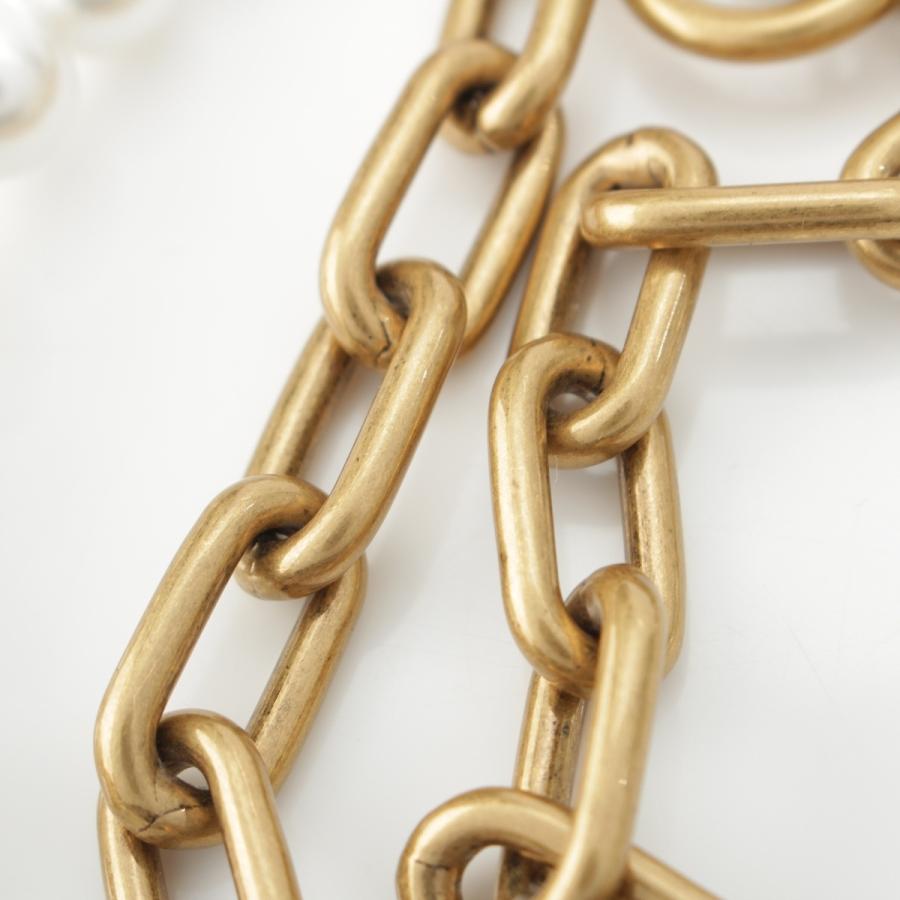 LOUIS VUITTON（ルイ・ヴィトン） ロゴ パール チェーン ベルト バッグ
