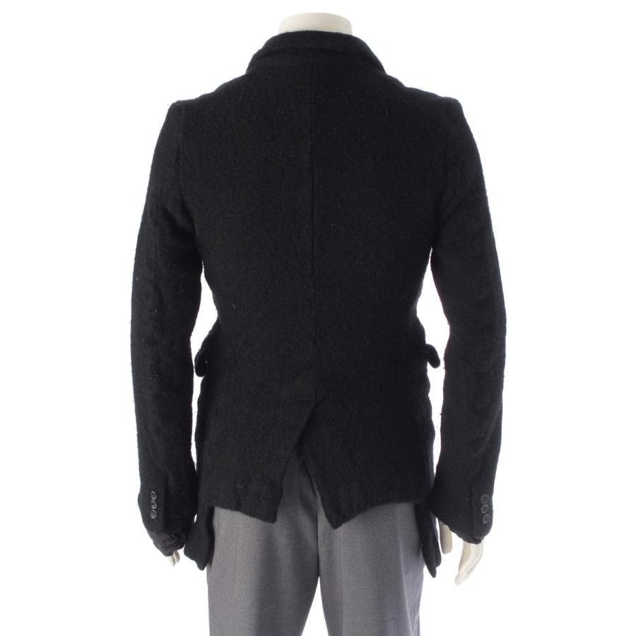 コムデギャルソンオムドゥ ウールギャバ3釦ジャケット黒 サイズL 美品 ウールギャバ 3B Jacket | COMME DES GARCONS HOMME