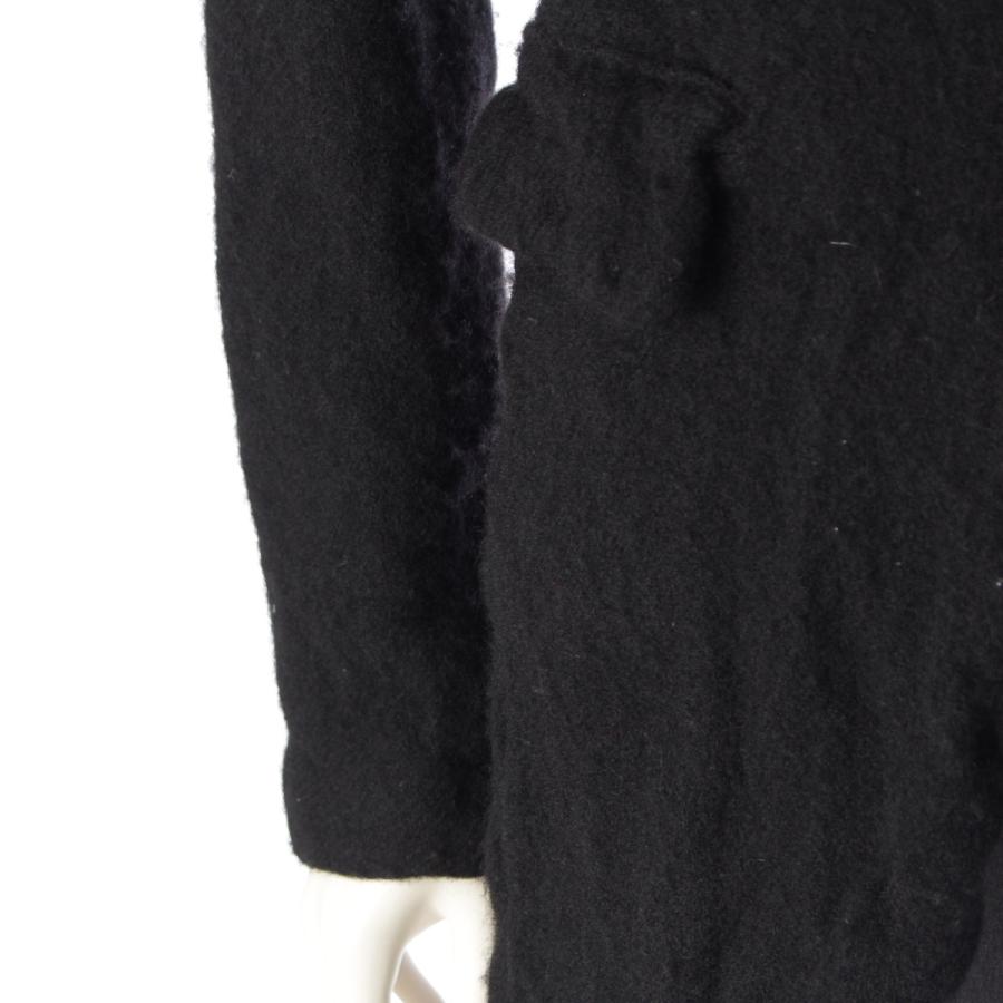 美品 AD2022 コムデギャルソンオム 黒 XS ウール テーラードジャケット COMME des GARCONS HOMME PLUS コムデギャルソンオムプリュス AD2022