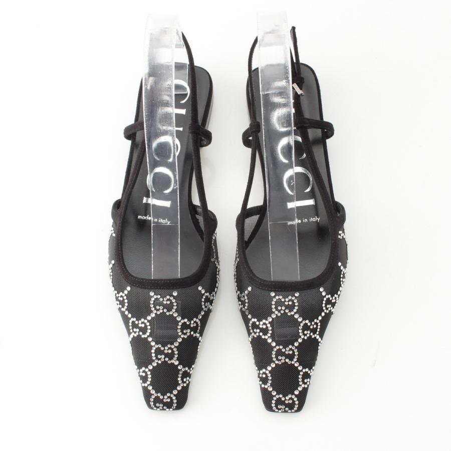 GUCCI（グッチ） GGクリスタル スリングバック ポインテッドトゥ