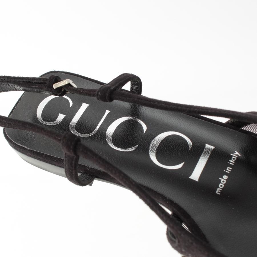 GUCCI（グッチ） GGクリスタル スリングバック ポインテッドトゥ