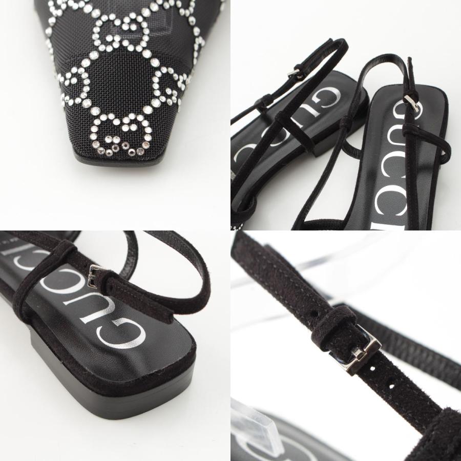 GUCCI（グッチ） GGクリスタル スリングバック ポインテッドトゥ