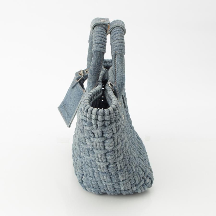 BALENCIAGA（バレンシアガ） ビストロ XS デニム バスケット 2WAY