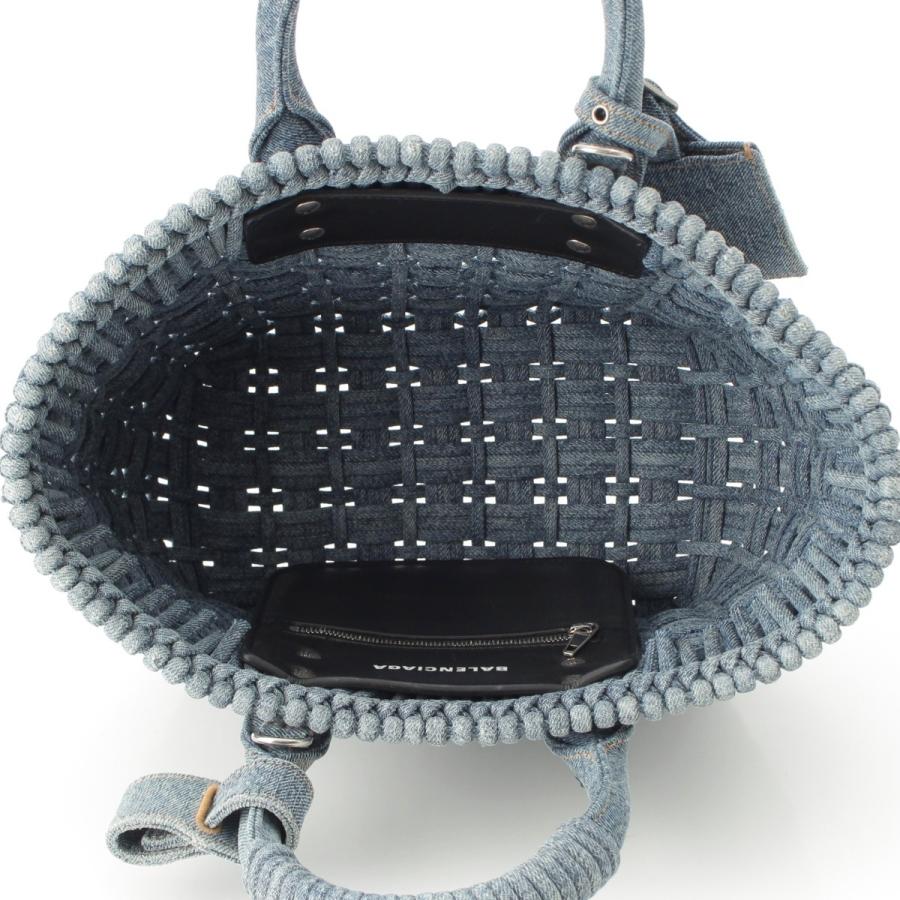 BALENCIAGA（バレンシアガ） ビストロ XS デニム バスケット 2WAY