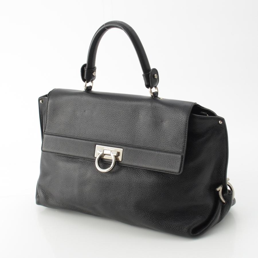 サルヴァトーレフェラガモ レザー ガンチーニ 2WAY ハンドバッグ FZ-21