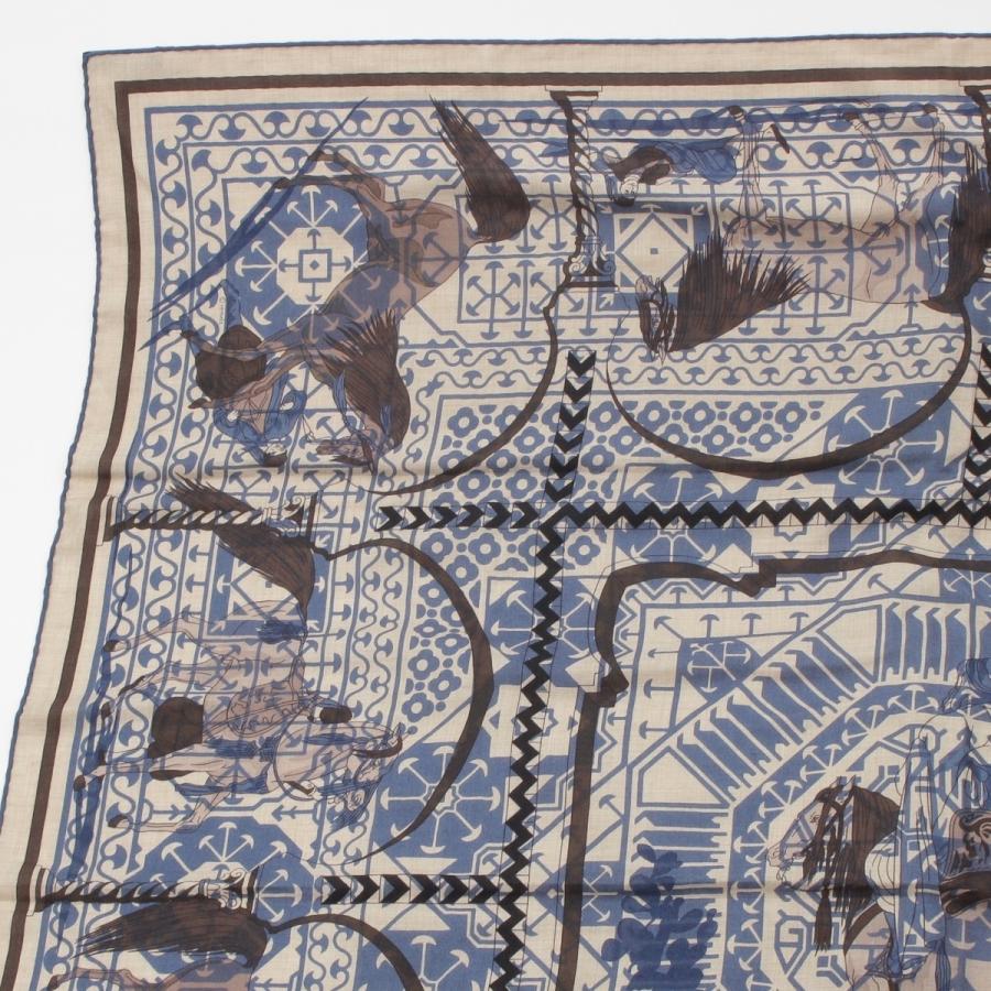 HERMES（エルメス） カレジェアン 140 Imprimeur Fou Charabia