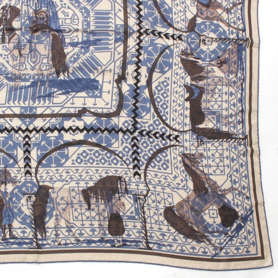 HERMES（エルメス） カレジェアン 140 Imprimeur Fou Charabia