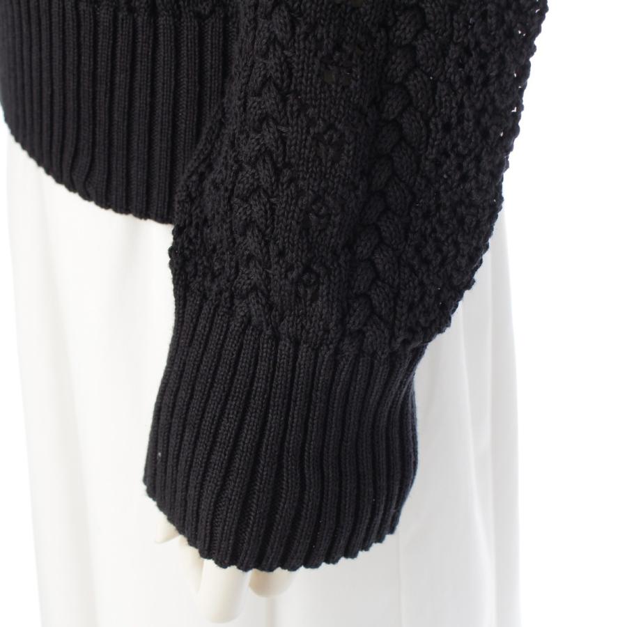 シャネル COCO BEACH ココビーチ ココマーク プルオーバー ニット セーター トップス P76925 ブラック 38【中古】 CHANEL（シャネル） COCO CEACH ココビーチ ココマーク プルオーバー