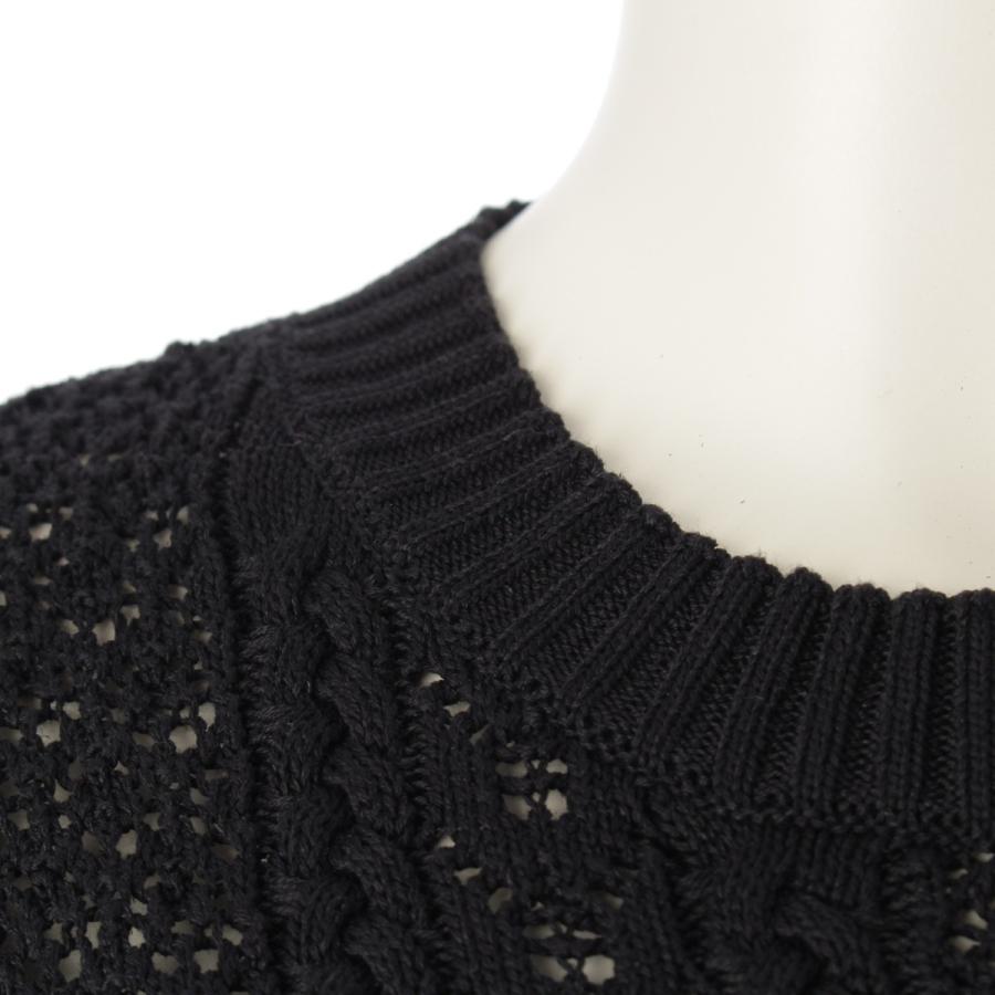 シャネル COCO BEACH ココビーチ ココマーク プルオーバー ニット セーター トップス P76925 ブラック 38【中古】 CHANEL（シャネル） COCO CEACH ココビーチ ココマーク プルオーバー