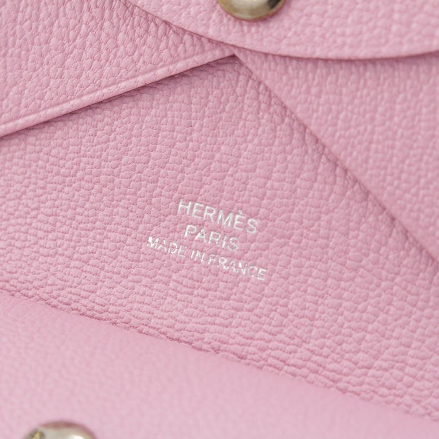 HERMES（エルメス） シェーブルミゾル カルヴィ デュオ カードケース U 