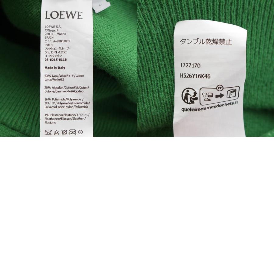 LOEWE（ロエベ） 2023 ウール コットン ドレープ カーディガン