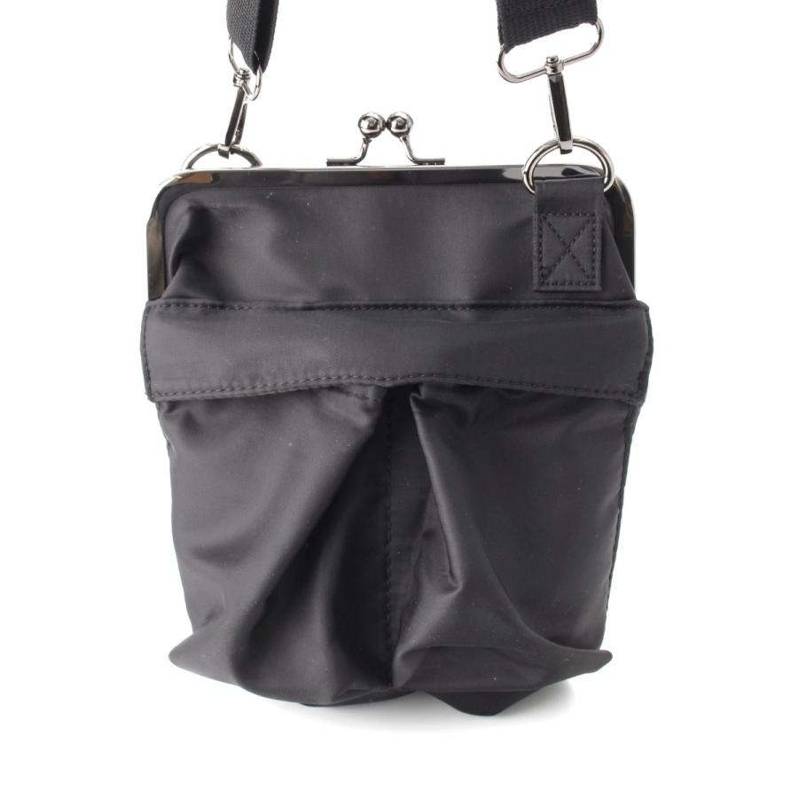 グラウンドワイ GroundY ナイロン がま口 ショルダーバッグ ブラック