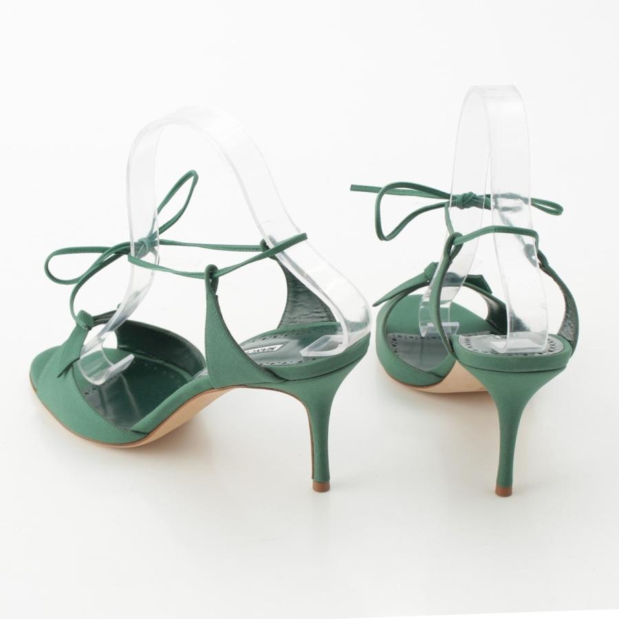 MANOLO BLAHNIK（マノロブラニク） POTASIA レザー オープントゥ