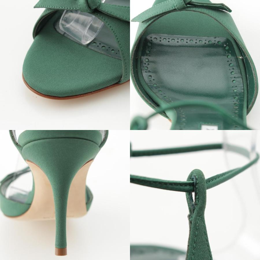 MANOLO BLAHNIK（マノロブラニク） POTASIA レザー オープントゥ
