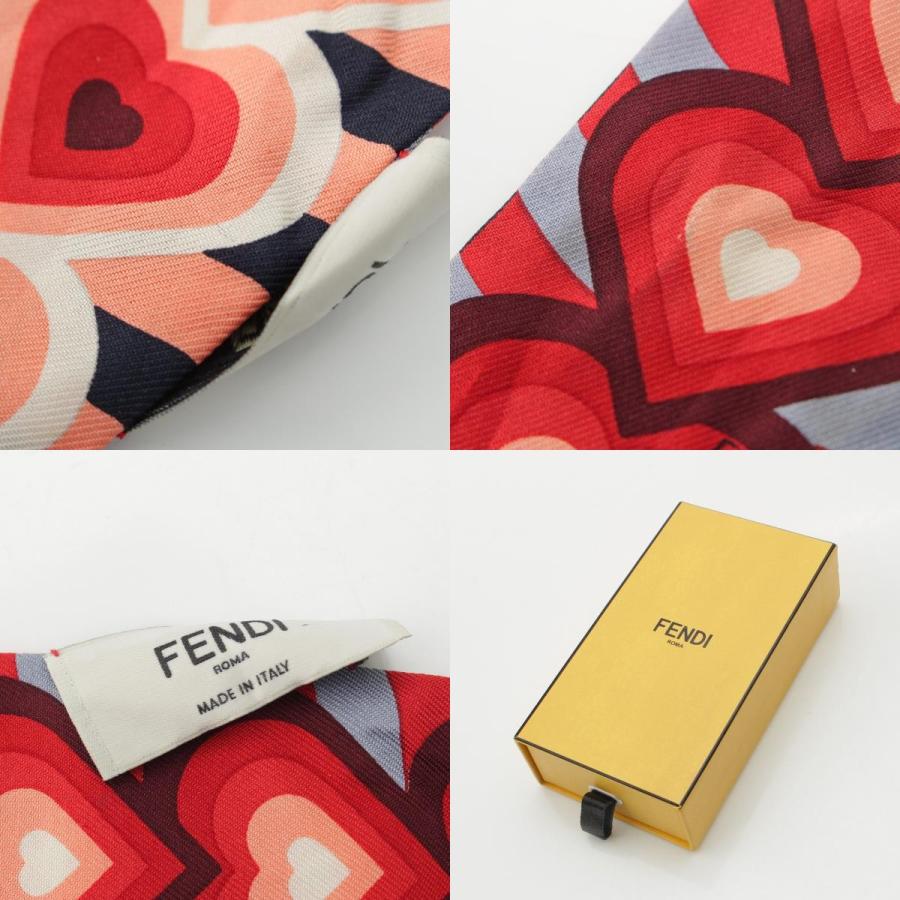 FENDI（フェンディ） ラッピー シルク バレンタイン限定 ハート レザー