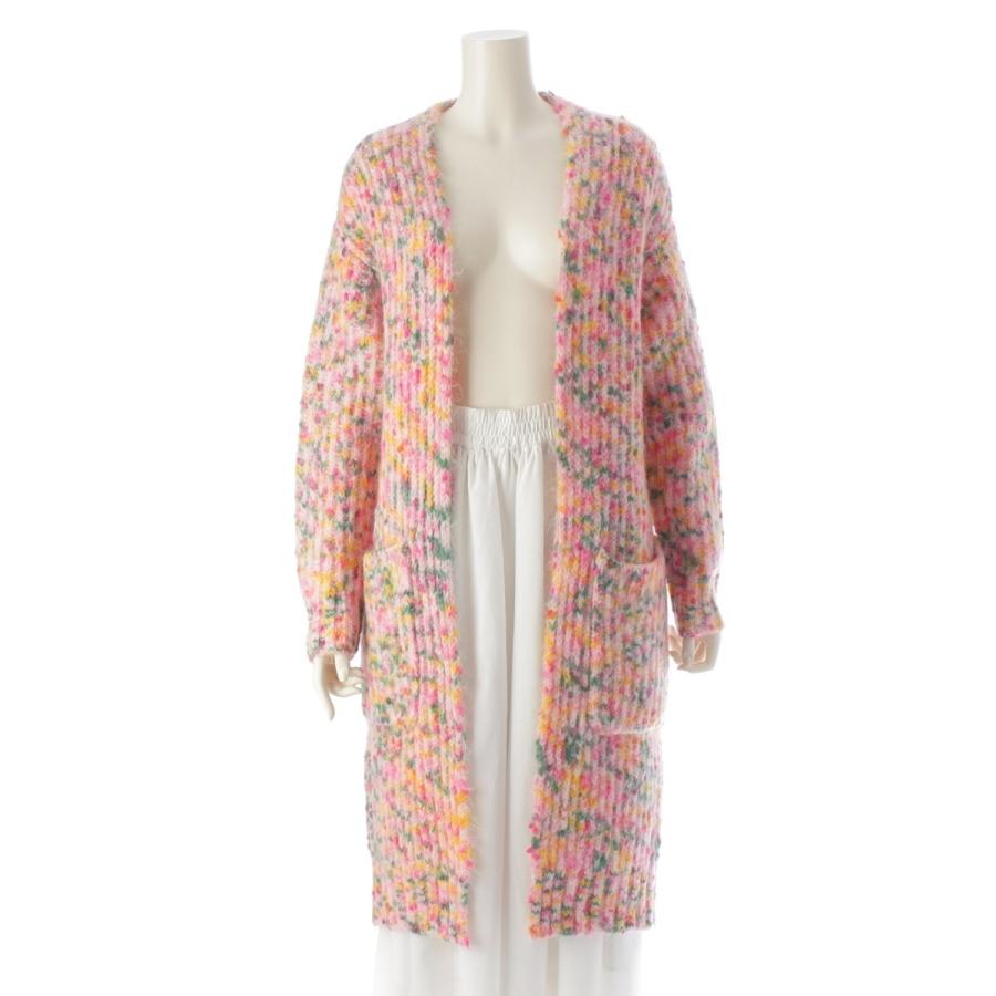 DRAWER（ドゥロワー） 22AW モヘア ウール 5G畔編み ロング ニット